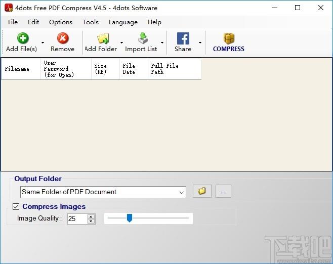 4dots Free PDF Compress下载,PDF压缩工具,PDF软件,pdf编辑器