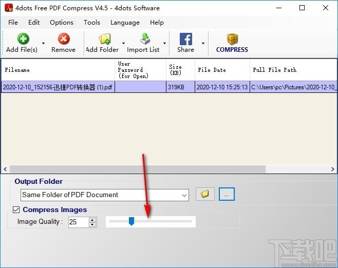 4dots Free PDF Compress下载,PDF压缩工具,PDF软件,pdf编辑器