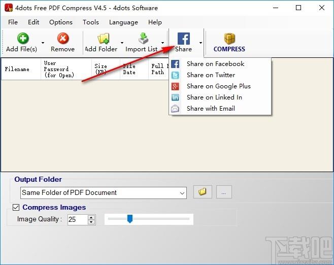 4dots Free PDF Compress下载,PDF压缩工具,PDF软件,pdf编辑器