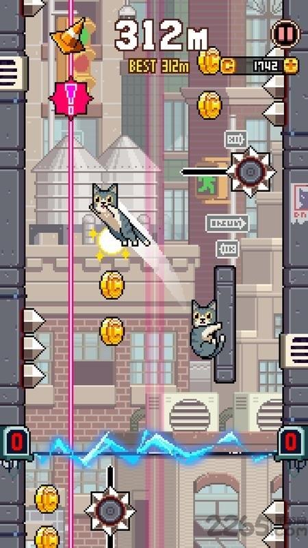 喵星人跳跃cat jump下载,喵星人跳跃,像素游戏,跳跃游戏